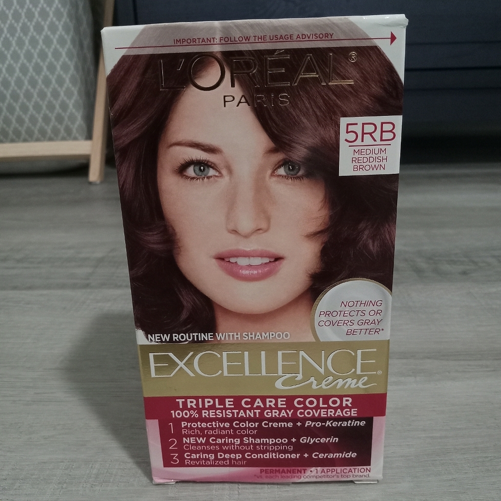 L'Oreal Excellence Creme 5RB Medium Reddish Brown